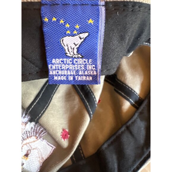 Alaska Eagle Embroidered Baseball Cap Adjustable Strapback Gray & Burgundy - Picture 5 of 5